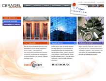 Tablet Screenshot of ceradelindustries.com